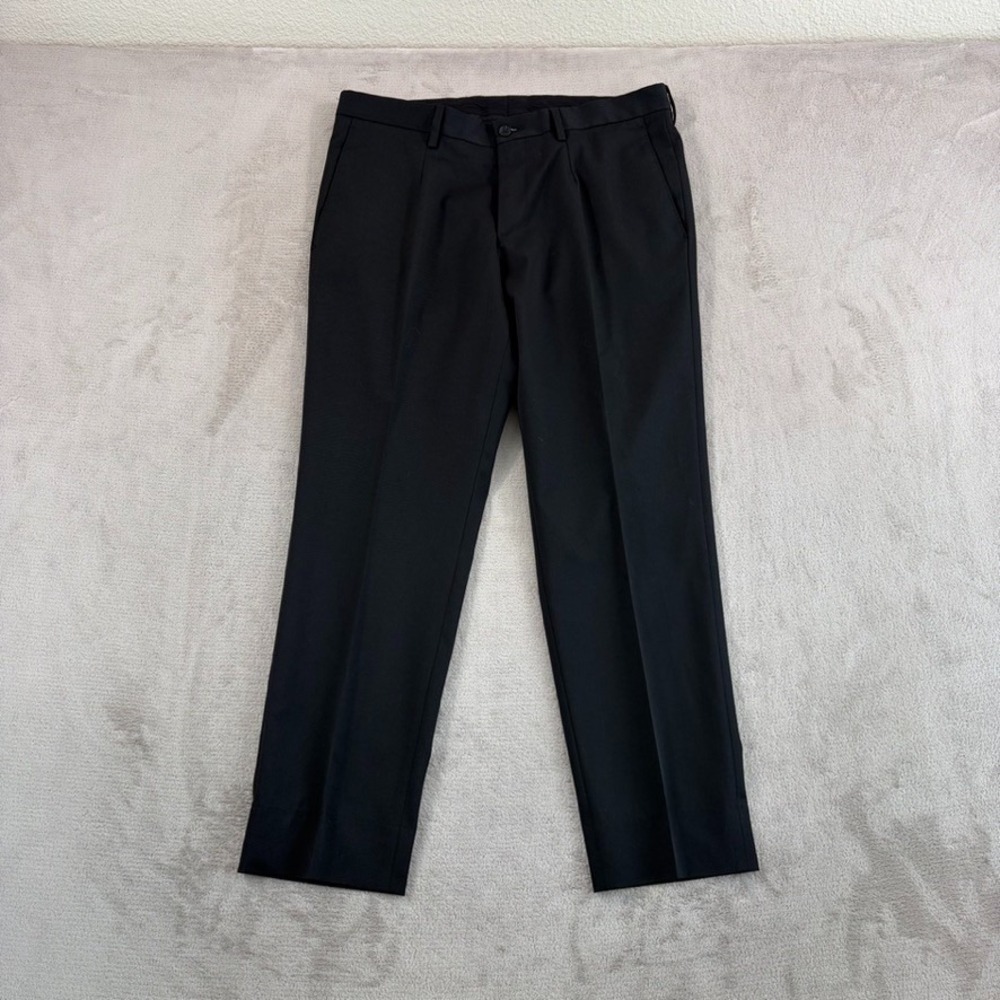 Gianni Versace Couture Trouser Pants Black Wool Blend‎ Men 32x28 IT 48 Designer